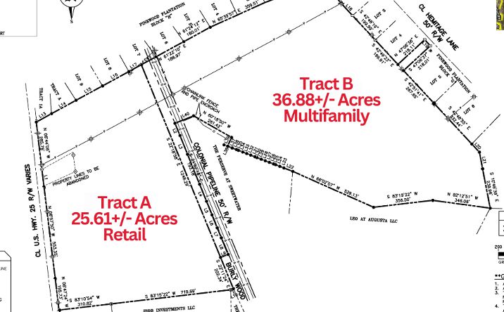 Pictures of Land property located at 1091 Edgefield Rd, North Augusta, SC 29860 for sales - image #1