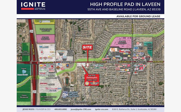 Pictures of Land property located at 55th Ave And Baseline Road, Laveen, AZ 85339 for sales - image #1
