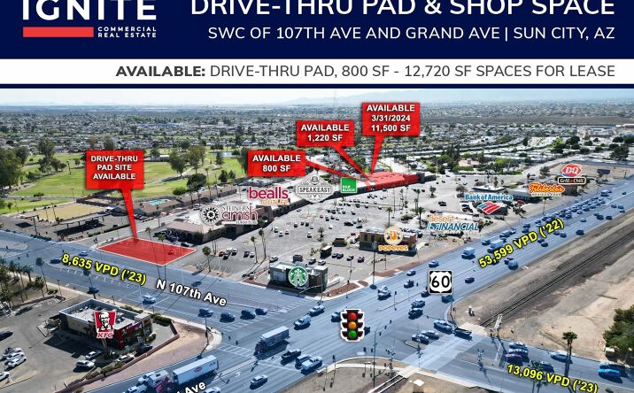 Pictures of Land, Retail property located at SWC of 107th Ave And Grand Ave, Sun City, AZ 85351 for sales - image #1
