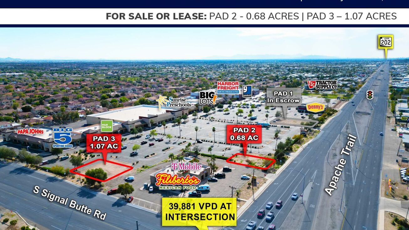Pictures of Land property located at SWC Signal Butte & Apache Trail, Apache Junction, AZ 85120 for sales - image #1