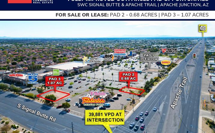 Pictures of Land property located at SWC Signal Butte & Apache Trail, Apache Junction, AZ 85120 for sales - image #1