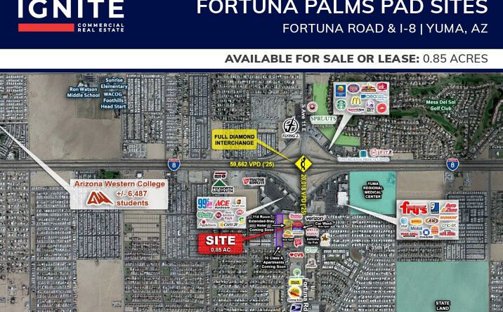 Pictures of Land property located at Fortuna Rd & I-8, Yuma, AZ 85364 for sales - image #1