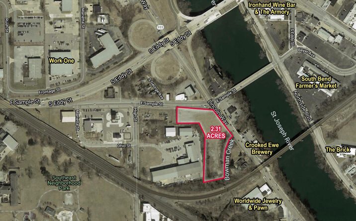 Pictures of Land property located at 1008 Lincolnway E, South Bend, IN 46601 for sales - image #1