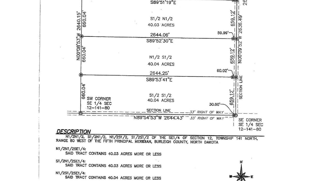 26th St NE, Baldwin, ND 58521