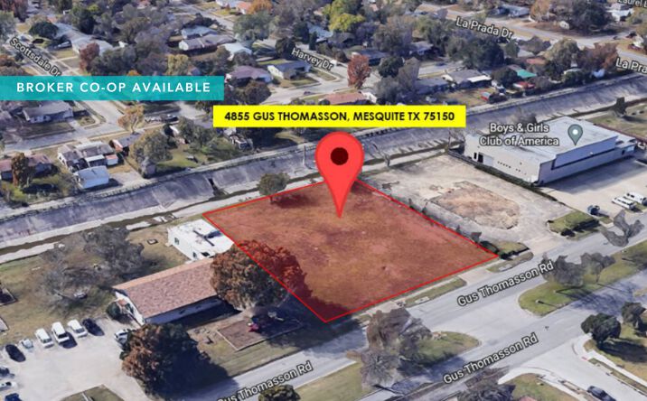 Pictures of Land property located at 4855 Gus Thomasson Rd, Mesquite, TX 75150 for comps - image #1