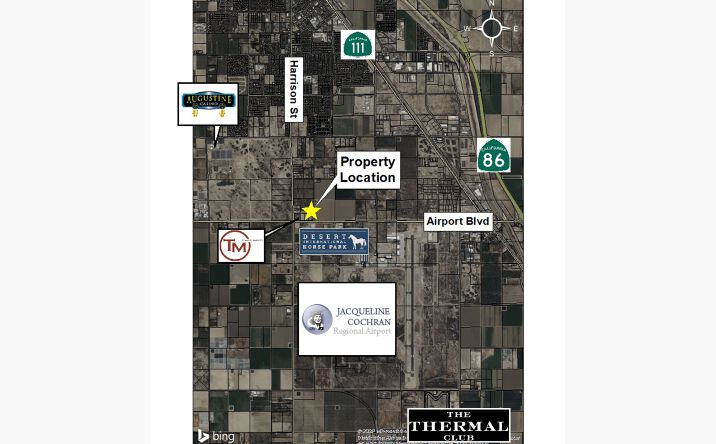 Pictures of Land property located at 85188 Airport Blvd, Thermal, CA 92274 for sales - image #1