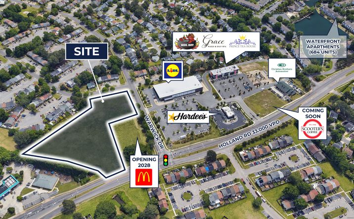 Pictures of Land property located at 3264 Holland Rd, Virginia Beach, VA 23453 for sales - image #1