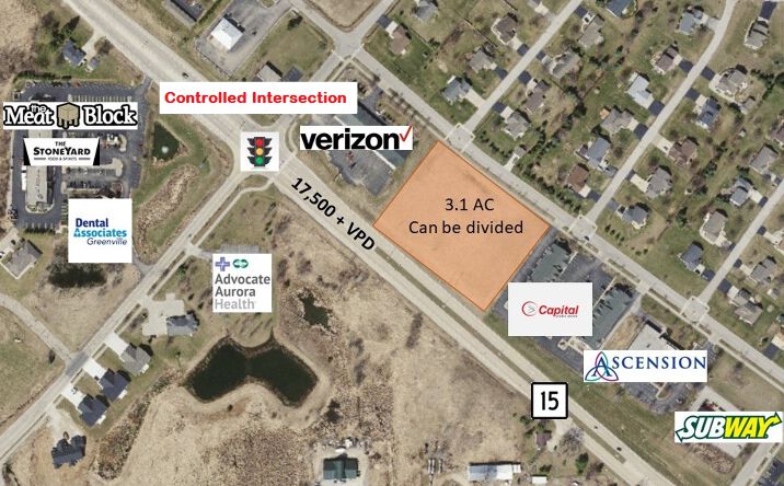 Pictures of Land property located at Hwy 15 & Lily Of The Valley Dr,, Greenville, WI 54942 for sales - image #1
