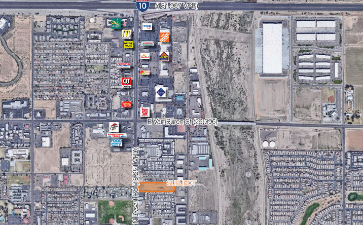 Pictures of Land property located at Dysart Rd & Van Buren St, Avondale, AZ 85323 for comps - image #1