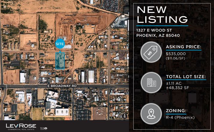 1327 E WOOD ST Phoenix AZ 85040-1264 APN: 113-26-009 | Crexi.com