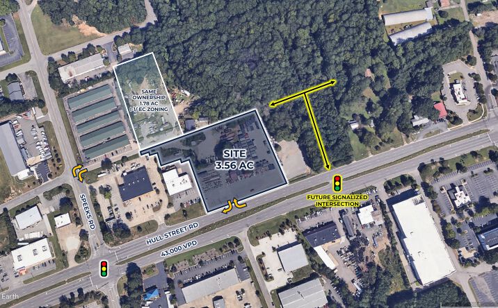 Pictures of Land property located at 10600 Hull Street Rd, Midlothian, VA 23112 for sales - image #1