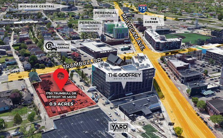 Pictures of Land property located at 1750 Trumbull, Detroit, MI 48216 for sales - image #1