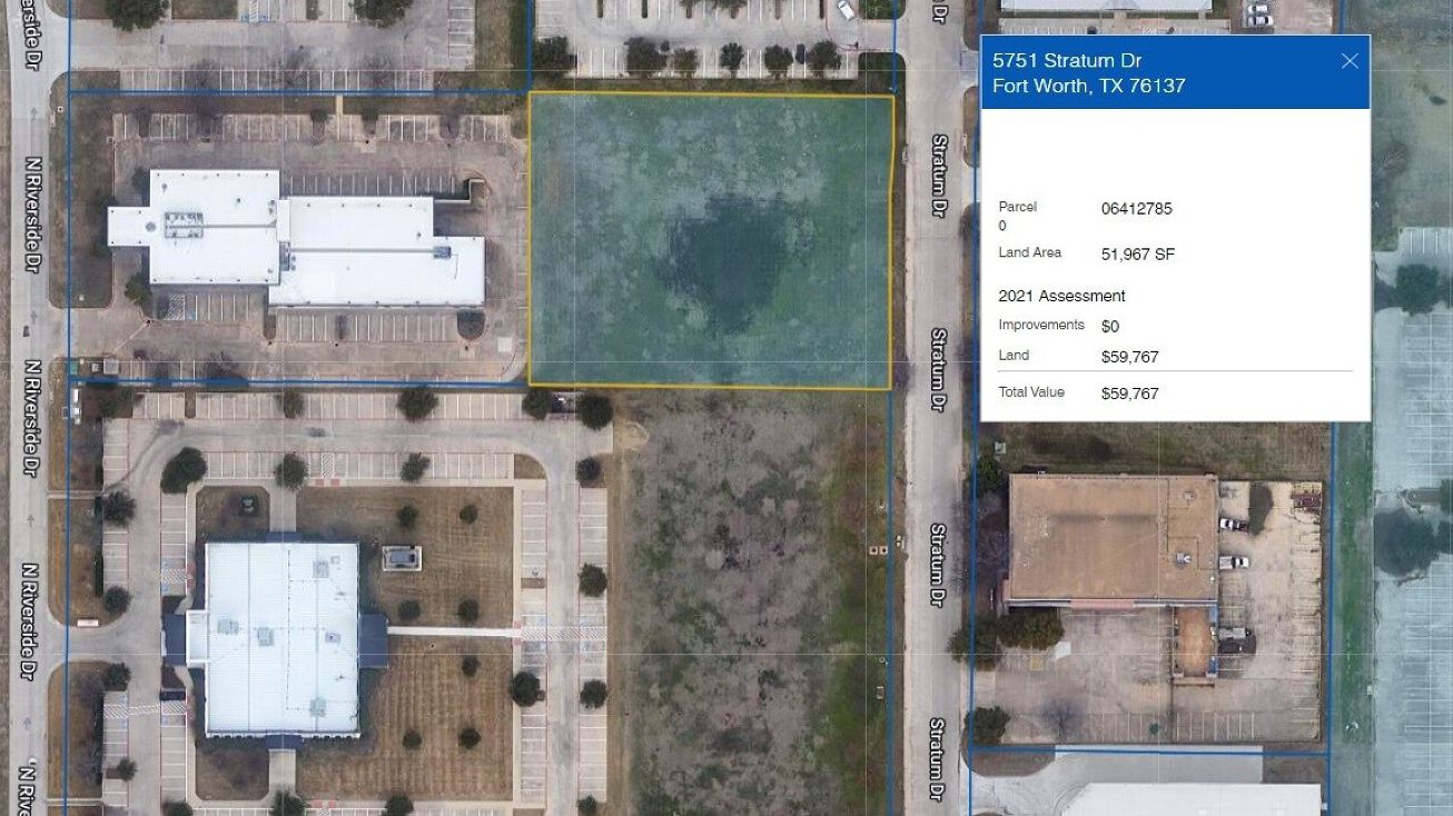 Pictures of Land property located at 5751 Stratum Dr, Fort Worth, TX 76137 for sales - image #1