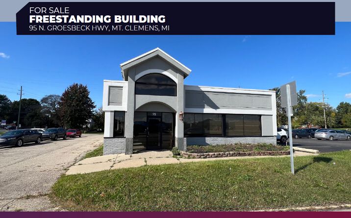 Pictures of Retail property located at 95 N Groesbeck Hwy, Mt Clemens, MI 48043 for sales - image #1