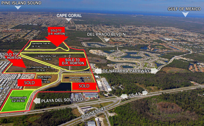 Pictures of Land property located at Playa Del Sol Blvd, North Fort Myers, FL 33903 for sales - image #1
