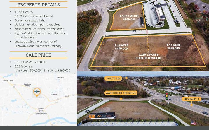 Pictures of Land property located at 3435 State Hwy K, O'Fallon, MO 63368 for sales - image #1