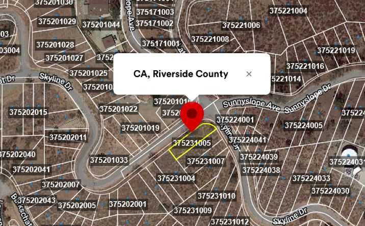 Pictures of Land property located at 17635 Sunnyslope Ave, Lake Elsinore, CA 92530 for sales - image #1