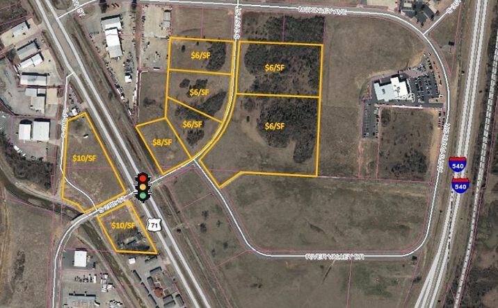 Pictures of Land property located at Hwy 71S & S. 31st St, Fort Smith, AR 72903 for sales - image #1