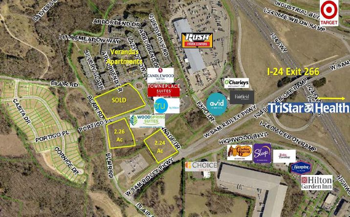 Pictures of Land property located at Sam Ridley Pkwy, Smyrna, TN 37167 for sales - image #1