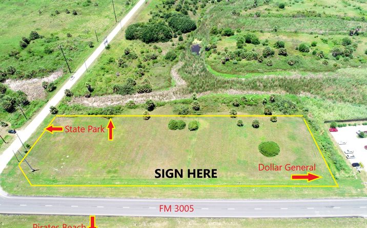Pictures of Land property located at 14430 Termini-San Luis Pass Rd, Galveston, TX 77554 for sales - image #1