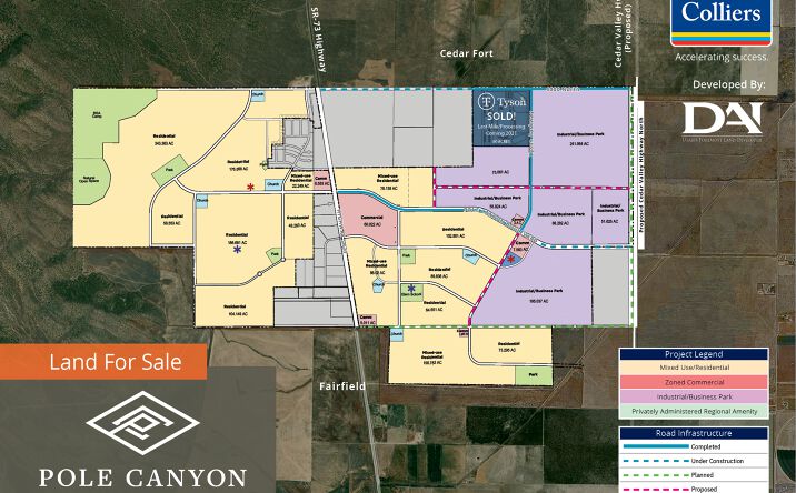 Pictures of Land property located at 4000 N. Cedar Valley Hwy, Eagle Mountain, UT 84103 for sales - image #1