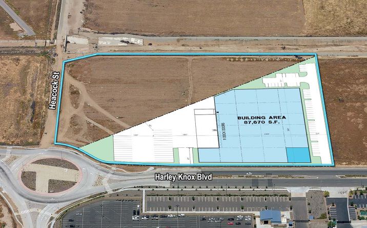 Pictures of Land property located at Harley Knox Blvd & Heacock St, Perris, CA 92571 for sales - image #1