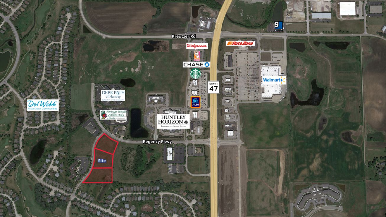 Lots 11, 12 & 13 Farm Hill Drive / Regency Pkwy, Huntley, IL 60142