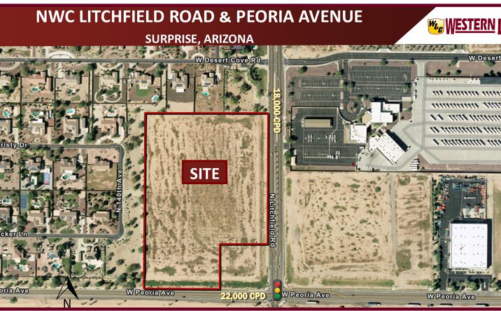 Pictures of Land property located at N Litchfield Rd, Surprise, AZ 85387 for sales - image #1