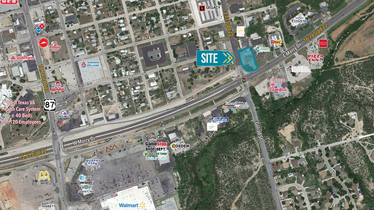 E Marcy Dr & Goliad St, Big Spring, TX 79720