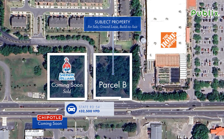 Pictures of Land property located at SR-54 & Point Cypress Blvd, Zephyrhills, FL 33541, Zephyrhills, FL 33545 for sales - image #1