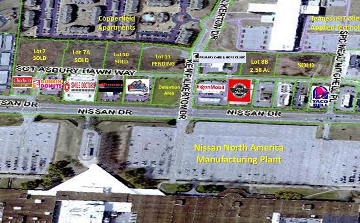 Pictures of Land property located at Sgt Asbury Hawn Way & Nissan Dr, Smyrna, TN 37167 for sales - image #1
