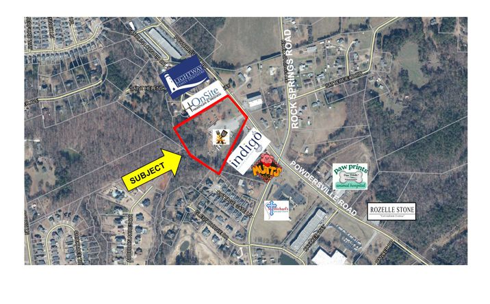 Pictures of Land, Retail property located at 1020 Powdersville Rd, Easley, SC 29640 for sales - image #1