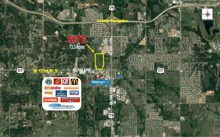 Pictures of Land property located at 2209 W 121st St S, Jenks, OK 74037 for sales - image #1