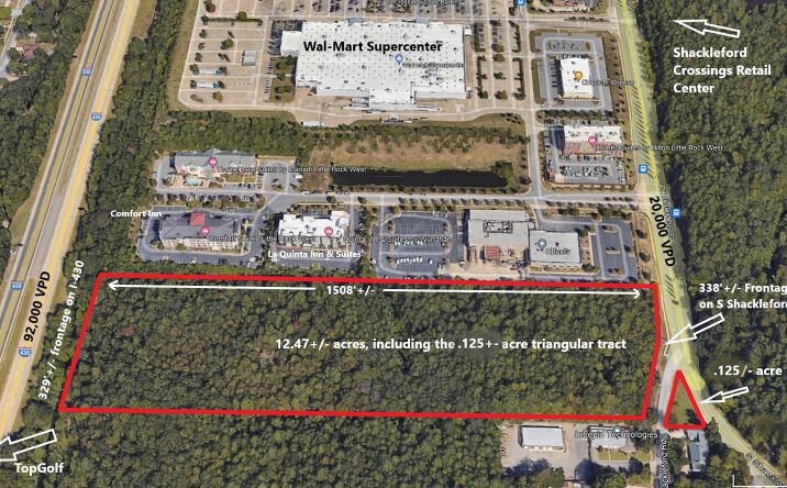 Pictures of Land property located at 3000 S Shackleford Rd, Little Rock, AR 72205 for sales - image #1