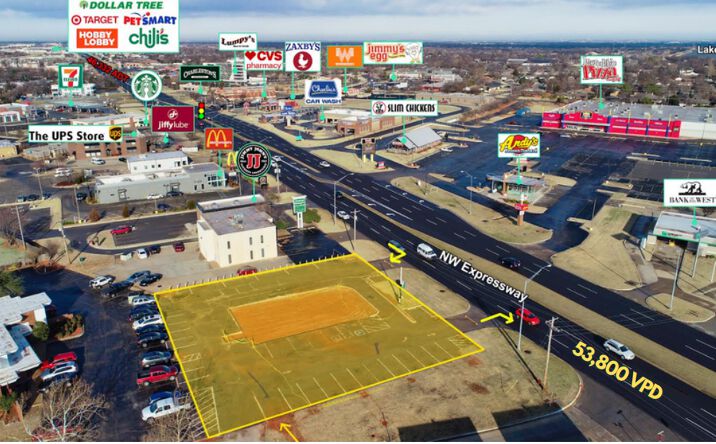 Pictures of Land property located at 5800 Northwest Expy, Warr Acres, OK 73132 for sales - image #1
