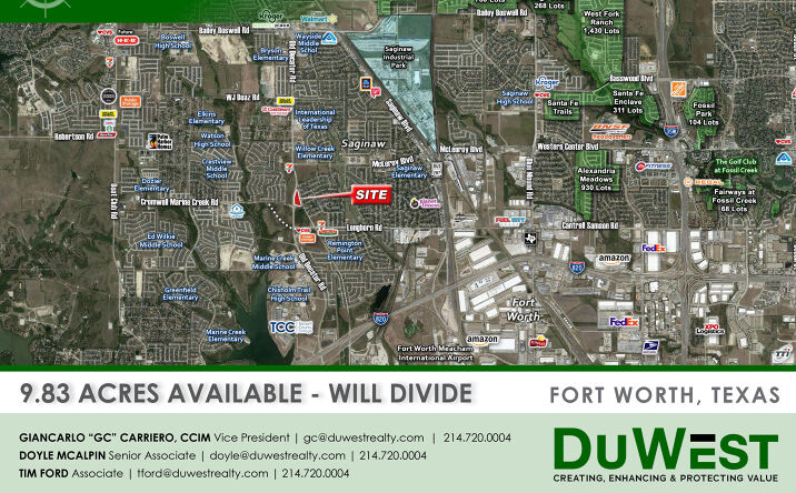 Pictures of Land property located at 6715 Marine Creek Pkwy, Fort Worth, TX 76179 for sales - image #1