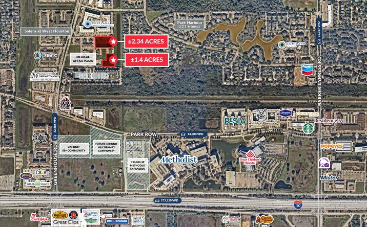Pictures of Land property located at 2222 Greenhouse Rd, Houston, TX 77084 for sales - image #1