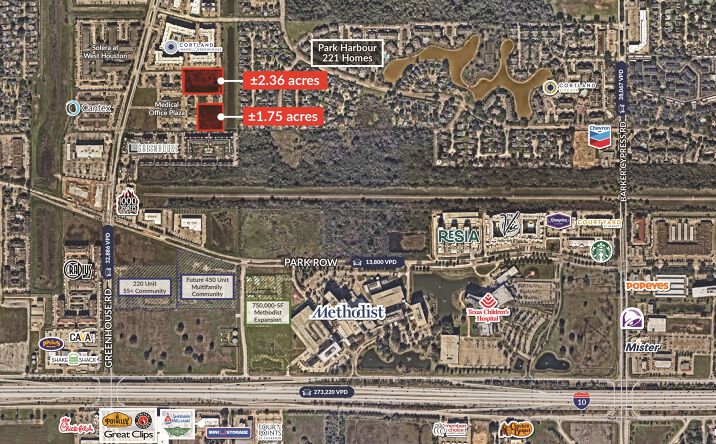 Pictures of Land property located at 2222 Greenhouse Rd, Houston, TX 77084 for sales - image #1