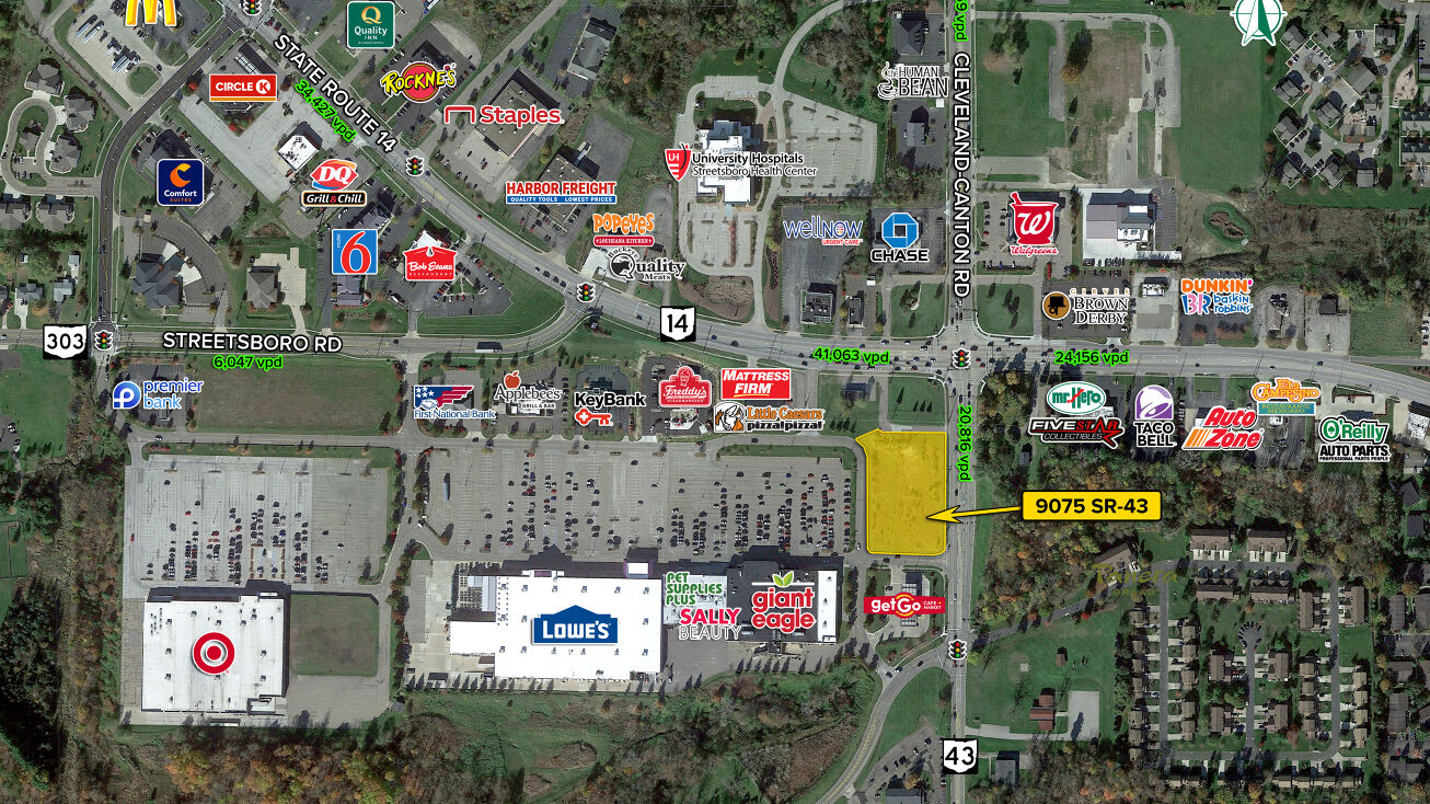 9085 OH43, Streetsboro, OH 44241