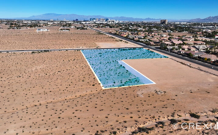 Pictures of Land property located at SW corner of Valley View Blvd and Serene Ave, Las Vegas, NV 89139 for comps - image #1