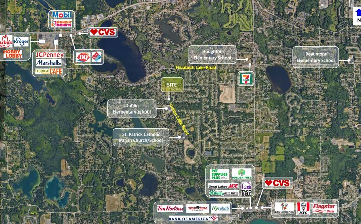 Pictures of Land property located at 381 Union Lake Rd, White Lake Charter Township, MI 48386 for sales - image #1