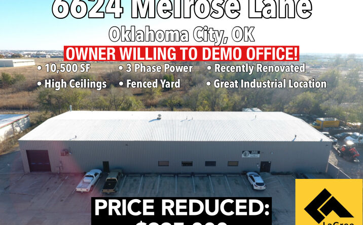 Pictures of Industrial property located at 6624 Melrose Ln, Oklahoma City, OK 73127 for sales - image #1