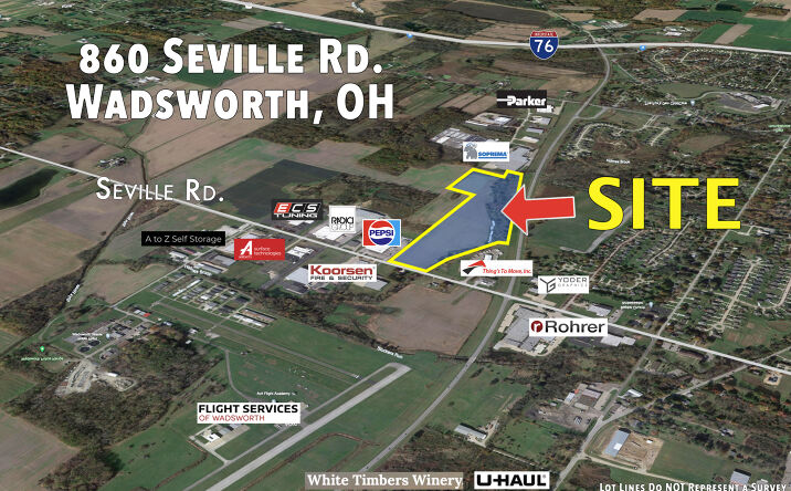 Pictures of Land property located at 860 Seville Rd, Wadsworth, OH 44281 for sales - image #1