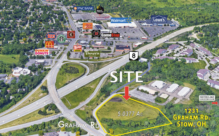 Pictures of Land property located at 1231 Graham Rd, Stow, OH 44224 for sales - image #1