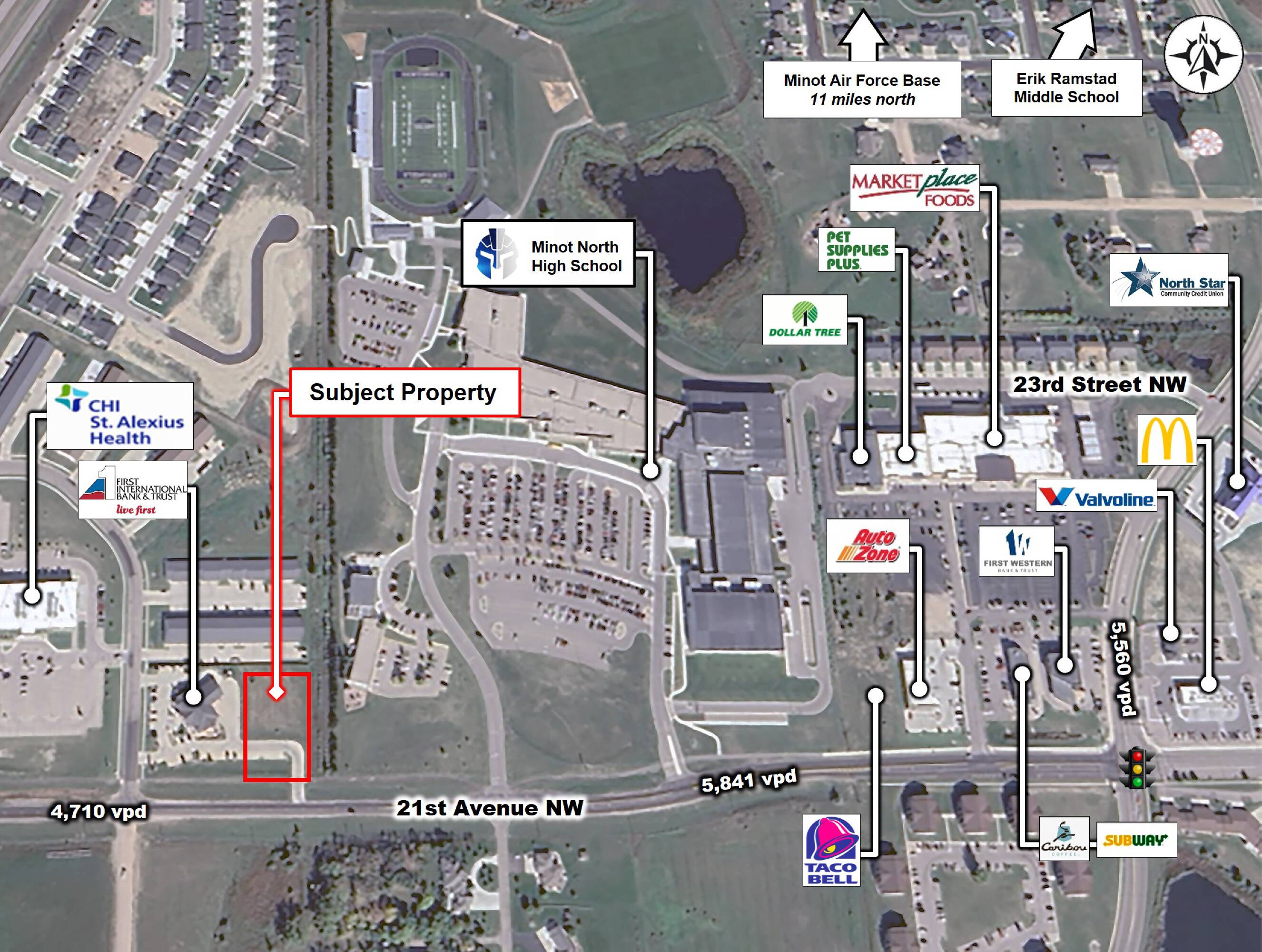 2140 21St Ave NW, Minot, ND 58703
