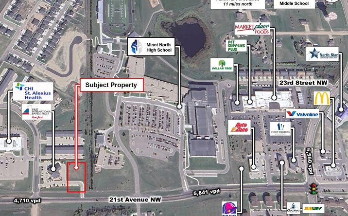 Pictures of Land property located at 2140 21st Ave NW, Minot, ND 58703 for sales - image #1