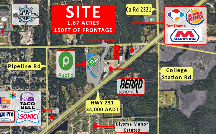 Pictures of Land property located at 4636 County Rd 390, Panama City, FL 32404 for sales - image #1