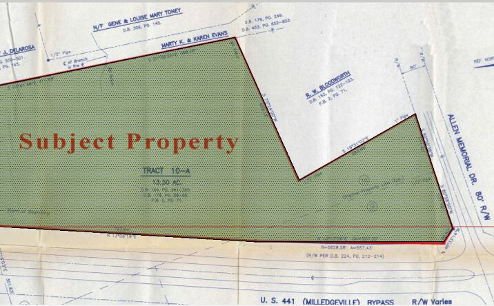 Pictures of Land property located at 260 Allen Memorial Dr SW, Milledgeville, GA 31061 for sales - image #1