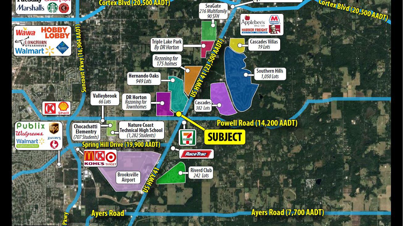 NWC of US Hwy 41 & Powell Rd brooksville, fl, Brooksville, FL 34601