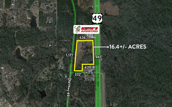 Pictures of Land property located at 2618 US 49, Saucier, MS 39574 for sales - image #1